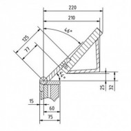 Masina manuala de indoire cu pedala FSBM 1270-20E, Metalkraft