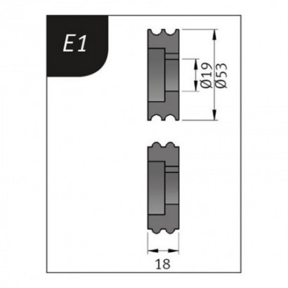 Role tip E1, pentru masina...