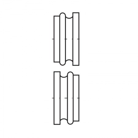 Role tip E3, pentru masina de faltuit SBM 110-08, Metalkraft