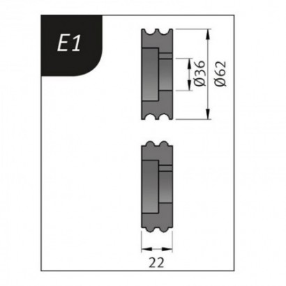 Role tip E1, pentru...