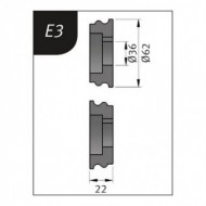 Role tip E3, pentru masinile de faltuit SBM 140-12, SBM 140-12E, Metalkraft