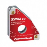 Echer magnetic pentru sudura in unghi de 30° , 60° , 45° si  90°, model SSWM 20, Schweisskraft