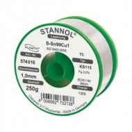 Sarma pentru lipit fara plumb - 3% - KS115, 250 g, Ø 1 mm, Stannol