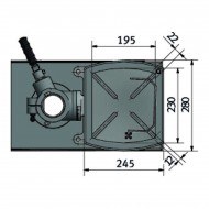 Masina de gaurit robusta cu curele D 23 Pro (400 V), Optimum