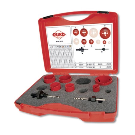 Set de 8 clopote de gaurire, HSS Bi-Metal, Premium, RUKO