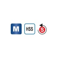 Trusa pentru filetare cu tarozi de mana, HSS, set 9 piese, VOLKEL