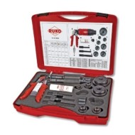 Perforatoare hidraulice cu accesorii - Caseta din plastic, set 15 piese, RUKO
