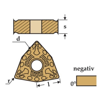 Placuta trigonala -...