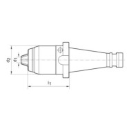 Mandrina de precizie pt. CNC, DIN 2080, scurta, SK 40, domeniu 1 - 16, dim. 50 x 73 mm, FORMAT