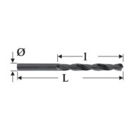 Set de 25 burghie elicoidale, DIN 338, tip N, HSS-R, cutie din plastic, RUKO