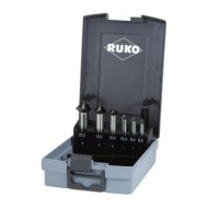 Set 5 tesitoare UltimateCut C 90 grade HSS RUnaTEC, DIN 335 Ø 6.3 - 10.4 - 16.5 - 20.5 - 25.0 mm, RUKO