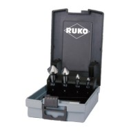 Set de 5 tesitoare c 90 grade rectificate hss caseta din plastic, RUKO
