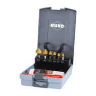 Set de 6 + 1 tesitoare 90° hss tin prindere bit 14 caseta din plastic, RUKO