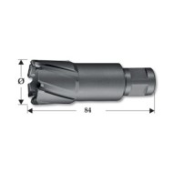 Burghiu coroana cu carbura de tungsten Tecrona, prindere Weldon ¾, adancime de taiere 50.0 mm, RUKO