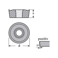 Placuta rotunda, model RCGT-AP, cod ISO RCGT 0803M0-AP, material KM15, CANELA