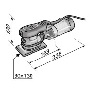 Masina orbitala cu suport delta - OSE 80-2, Flex