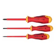 Seturi de surubelnite Ergonic Profesional VDE, 2 x Slot, 1 x Philips, Felo