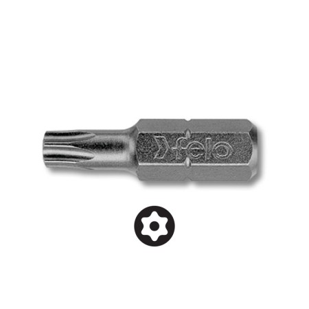 Bit Industrial - forma C, lungime 25 mm, tipul torx TR, Felo