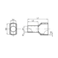 Pini terminali 2 in 1, Hilpress