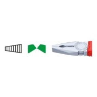 Cleste combinat cu suprafata cromata si manere cu manson monocomponent VDE 1000 V in adancime, Knipex