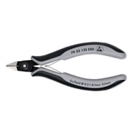 Clesti pentru electronica SuperKnips, cap ascutit, suprafata brunata lustruita si manere cu manson bicomponent, Knipex