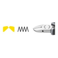 Cleste diagonal cu cap rotund pentru electronisti, ESD, Knipex
