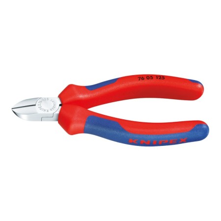 Cleste diagonal pentru electromecanica, strat protector negru lustruit si manere cu manson bicomponent, Knipex