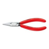 Cleste de precizie pentru mecanica fina, strat protector negru lustruit si manere cu manson din plastic, L 125 mm, Knipex
