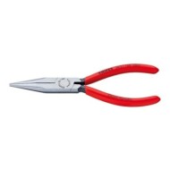 Clesti cu falci semi-rotunde lungi, cleste cu strat negru protector lustruit si manere cu manson din plastic, Knipex