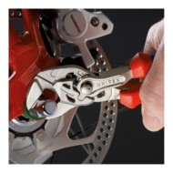 Cleste cheie Cleste XL placat cu nichel si manere cu manson din plastic, L 400 mm, Ø inch/mm 3 3/8 | 85, 25 pozitii, Knipex