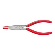 Cleste de prindere pentru becuri, strat negru protector lustruit si manere cu manson din plastic, L 160 mm, Knipex
