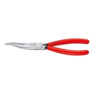 Cleste cu falci semi-rotunde cu prindere striata incrucisata cu manere cu manson din plastic cu varf de 40 grade, Knipex