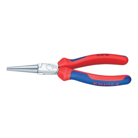 Cleste cu falci rotunde, lungi, cu suprafata cromata si manere cu manson bicomponent, Knipex