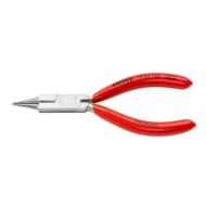 Cleste cu falci rotunde si muchii taietoare, cu suprafata cromata si manere cu manson din plastic, Knipex
