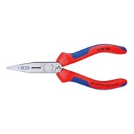Cleste dezizolator pentru electricieni, cu strat protector negru lustruit si manere cu manson bicomponent, 160 mm, Knipex