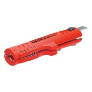 Dezizolator universal 8 - 13 cu lama aditionala pentru taiere longitudinala, Knipex