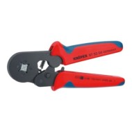 Cleste de sertizare laterala cu forma patrata cu auto-reglare pentru pini terminali, Knipex