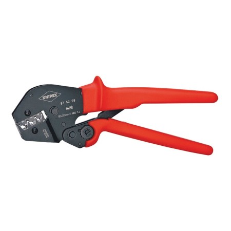 Cleste de sertizat pentru pini terminali, izolati si neizolati, sertizare forma trapezoidala, AWG 7/5/3, Knipex