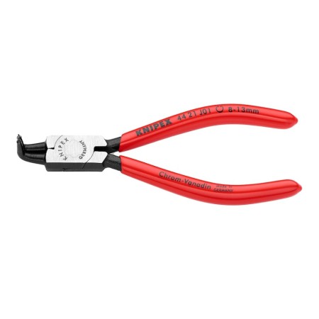 Cleste pentru inele de siguranta interioare cu strat protector negru lustruit si manere cu manson din plastic, Knipex