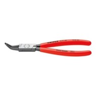 Cleste pentru inele de siguranta interioare cu strat protector negru lustruit si manere cu manson din plastic, Knipex