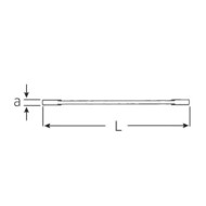 Chei inelare duble, cotite, profesionale - ISO 3318, Stahlwille