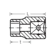 Chei tubulare E-Torx, prindere 1/2, profesionale, Stahlwille