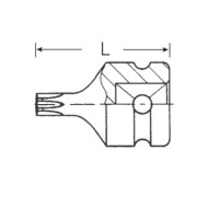 Chei tubulare de impact, Torx, prindere 1/2, profesionale, Stahlwille