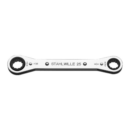 Chei rotative inelare, duble, cu clichet, profesionale, dimensiuni in inch, Stahlwille