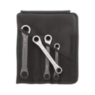Set de chei rotative inelare, duble, cu clichet, 4 piese, Stahlwille