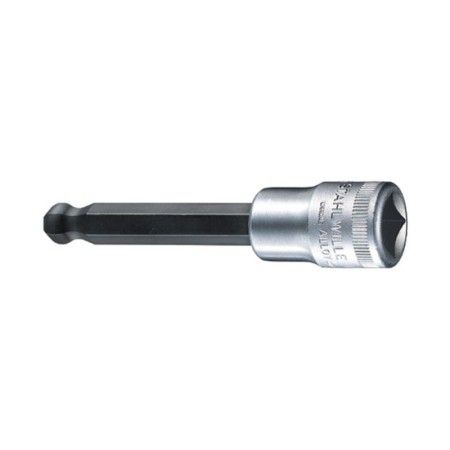 Bit cu soclu tubular - prindere 1/2, tip Inbus cu cap sferic, Stahlwille