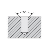 Burghie lungi pentru gauri centrate - adancire 90 grade cu reglaj fin DIN 8378, RUKO