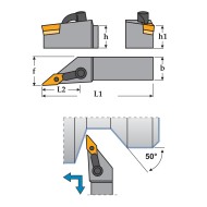 Suporti cu placuta fixata cu stift - clema, MVJN-K 93 grade, CANELA