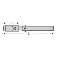 Tarod universal scurt, HSSE Co5, forma B-AZ, M 3 x 0.50, filet normal, D, DIN 352, VOLKEL