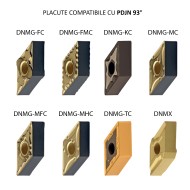 Suporti cu placuta fixata cu stift - parghie, PDJN 93 grade, CANELA